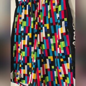 Under Armour Youth MediumBoys Multicolor Geometric Shorts ATHLETIC